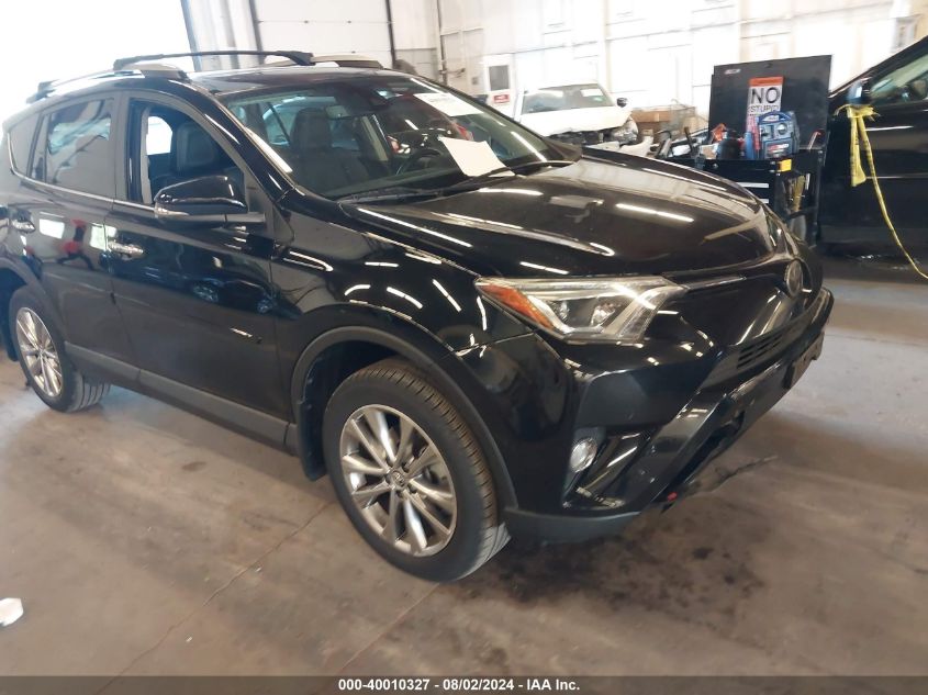 2017 Toyota Rav4 Limited VIN: 2T3DFREV8HW552894 Lot: 40010327