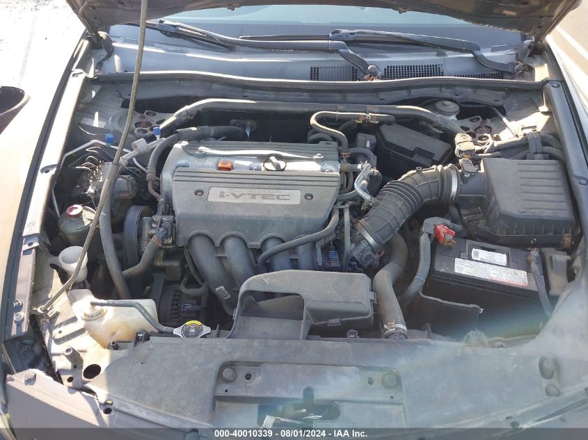 2009 Honda Accord 2.4 Ex-L VIN: 1HGCS12809A022122 Lot: 40010339