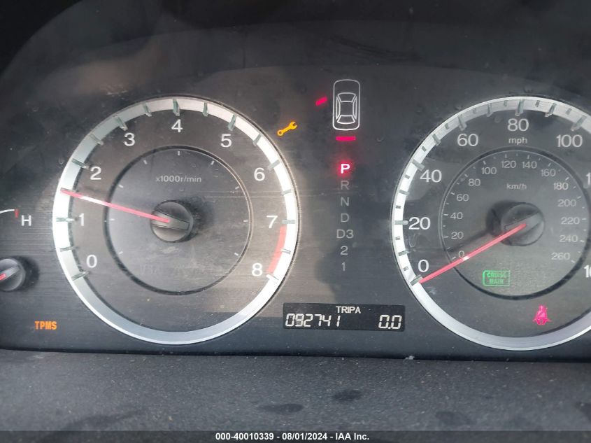 2009 Honda Accord 2.4 Ex-L VIN: 1HGCS12809A022122 Lot: 40010339