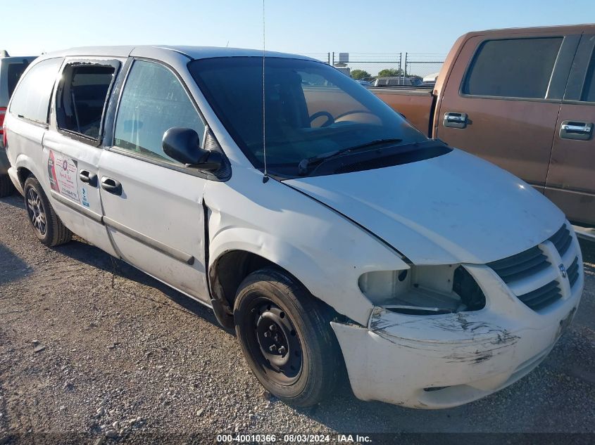 2006 Dodge Grand Caravan Se VIN: 1D4GP24EX6B653110 Lot: 40010366