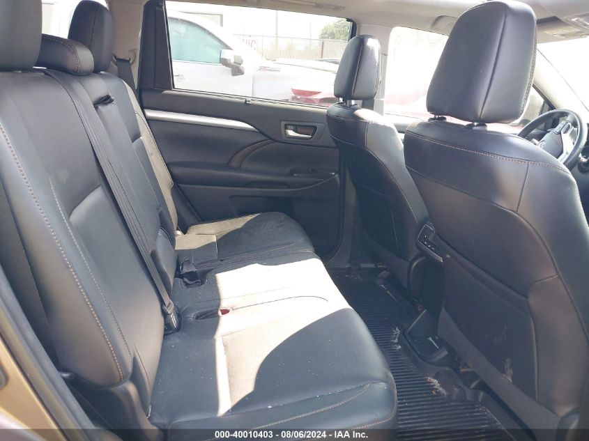 2017 Toyota Highlander Se/Xle VIN: 5TDJZRFH1HS472910 Lot: 40010403