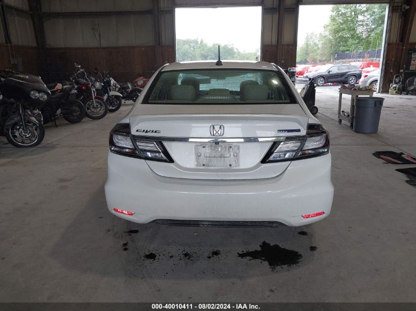 2014 Honda Civic Hybrid VIN: 19XFB4F23EE201393 Lot: 40010411