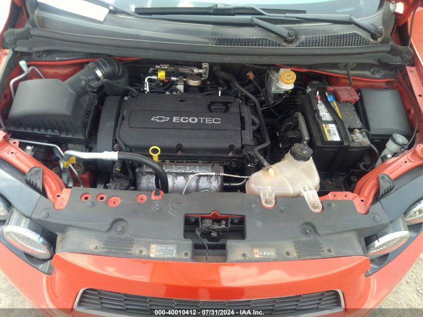 2012 Chevrolet Sonic 2Ls VIN: 1G1JA5SH5C4180034 Lot: 40010412