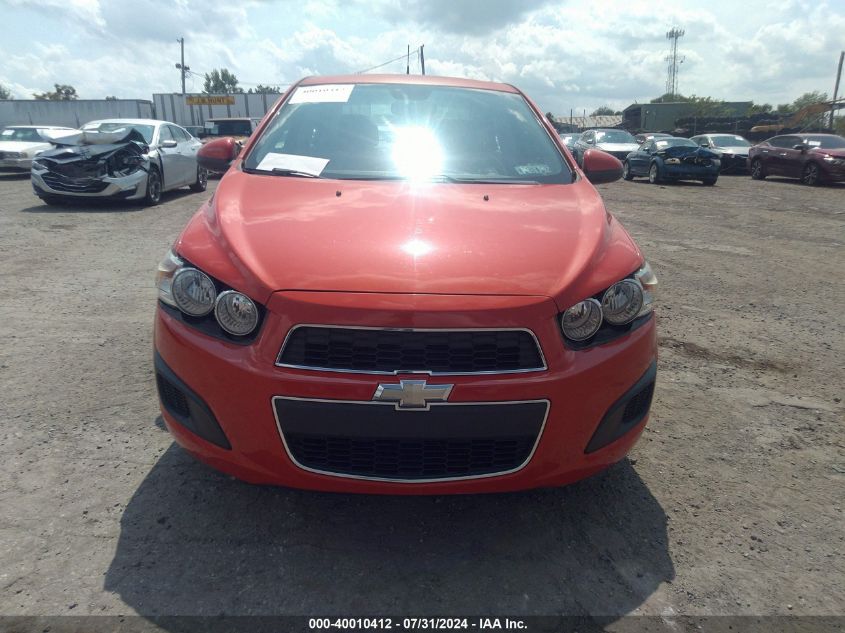2012 Chevrolet Sonic 2Ls VIN: 1G1JA5SH5C4180034 Lot: 40010412