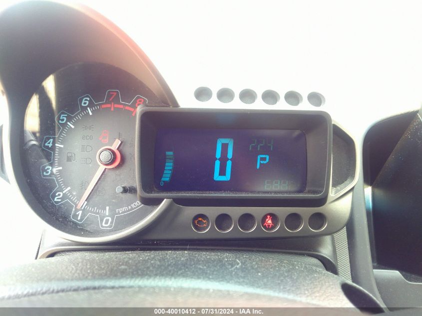 2012 Chevrolet Sonic 2Ls VIN: 1G1JA5SH5C4180034 Lot: 40010412