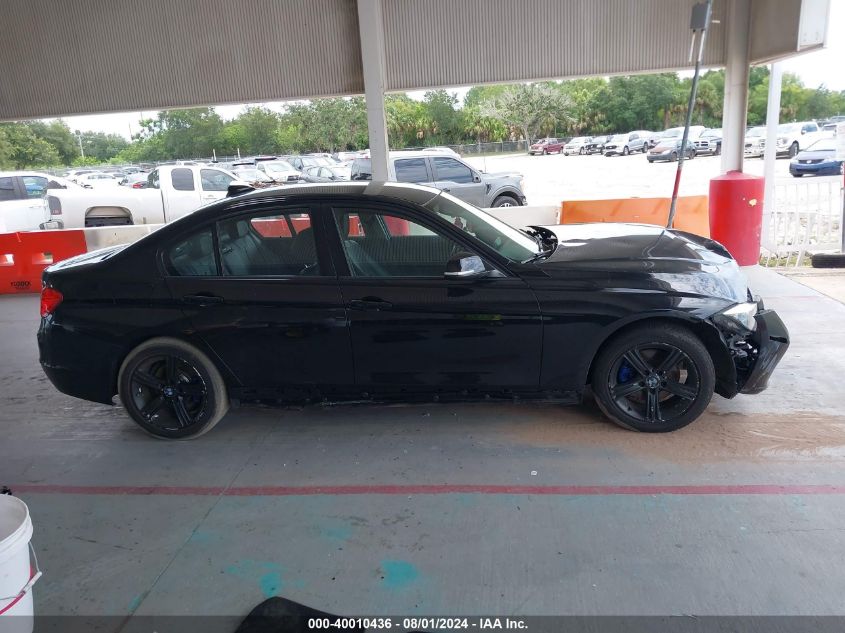 2015 BMW 328I VIN: WBA3A5C54FF608797 Lot: 40010436