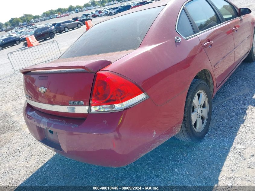 2008 Chevrolet Impala Lt VIN: 2G1WT55N081233419 Lot: 40010445