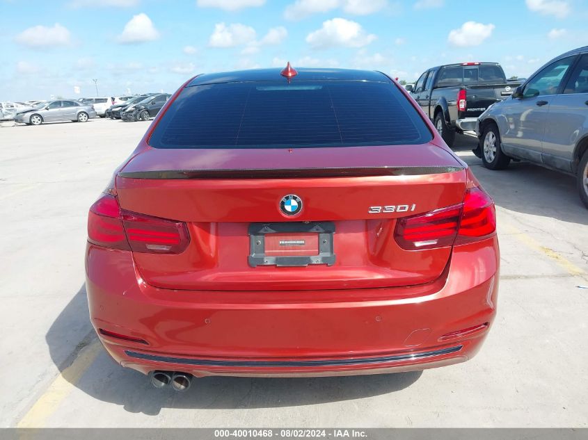 2018 BMW 330I VIN: WBA8B9G52JNU99002 Lot: 40010468