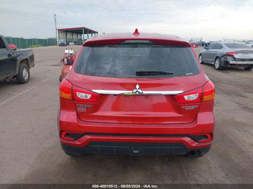 2019 Mitsubishi Outlander Sport 2.0 Es VIN: JA4AR3AU6KU008607 Lot: 40010512