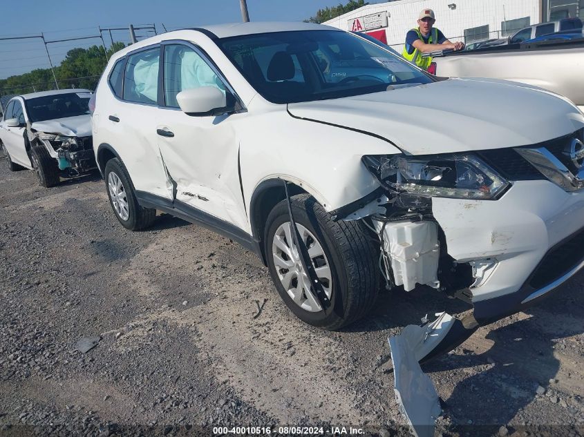2016 Nissan Rogue S VIN: JN8AT2MT3GW022341 Lot: 40010516
