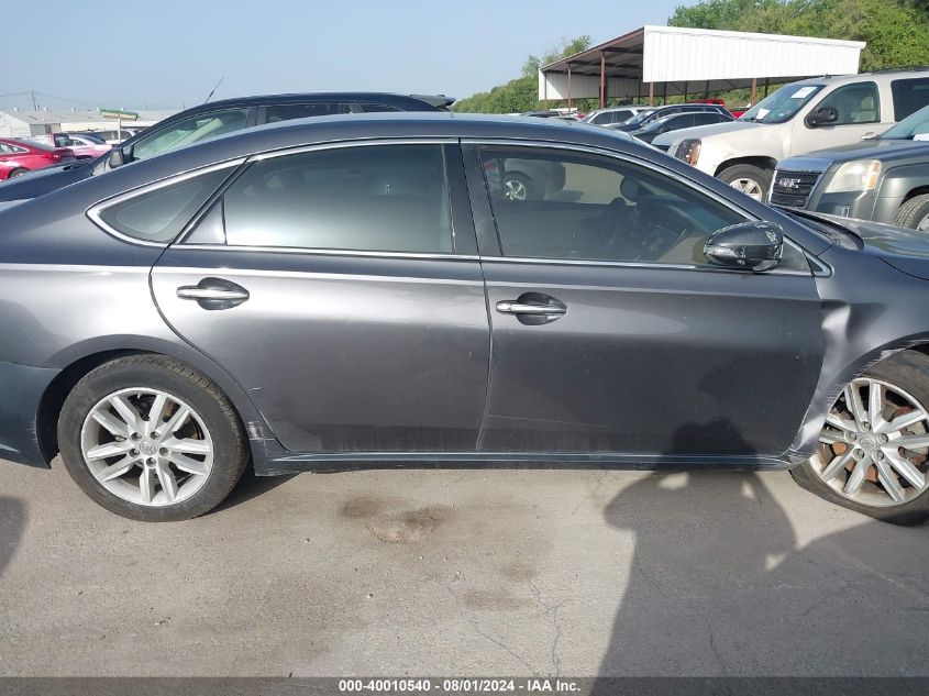 2013 Toyota Avalon Xle Premium VIN: 4T1BK1EB1DU052704 Lot: 40010540