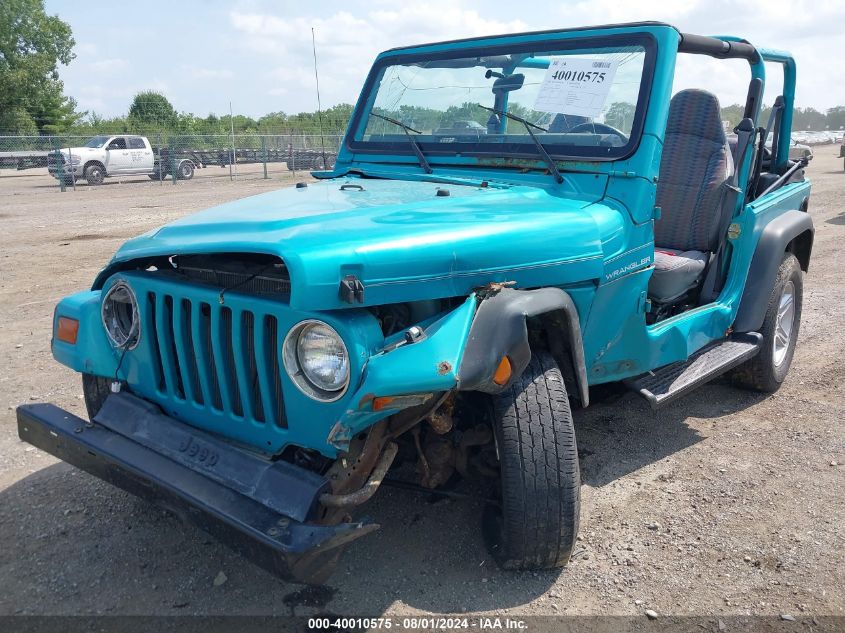 1997 Jeep Wrangler Se VIN: 1J4FY29P4VP436289 Lot: 40010575