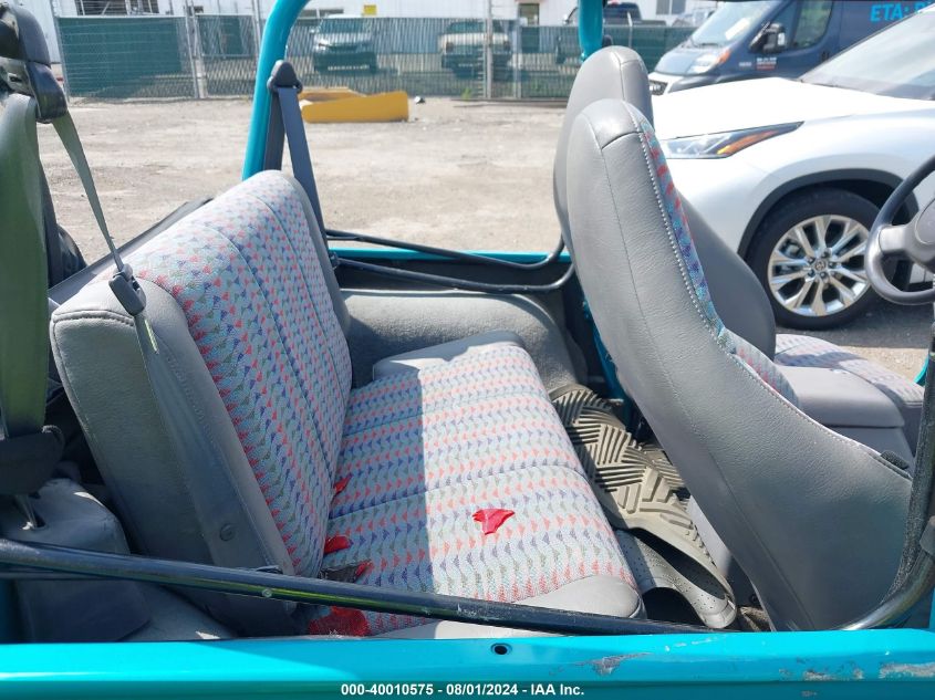 1997 Jeep Wrangler Se VIN: 1J4FY29P4VP436289 Lot: 40010575