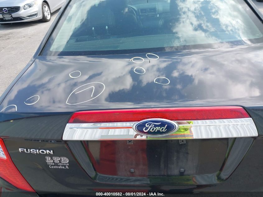 2012 Ford Fusion Sel VIN: 3FAHP0JA7CR316138 Lot: 40010582