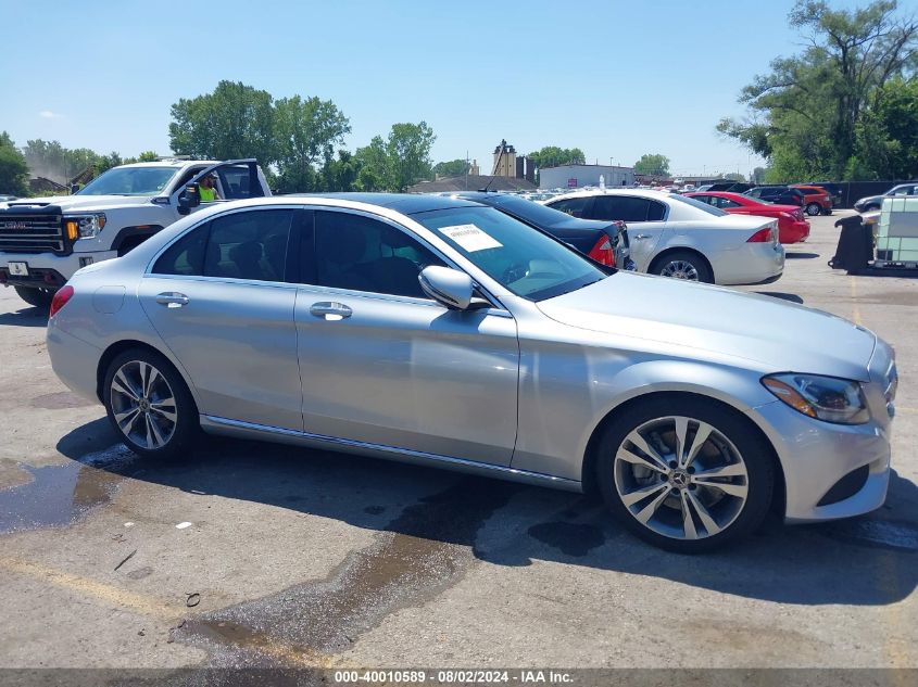 2018 Mercedes-Benz C 300 VIN: WDDWF4JB8JR421662 Lot: 40010589