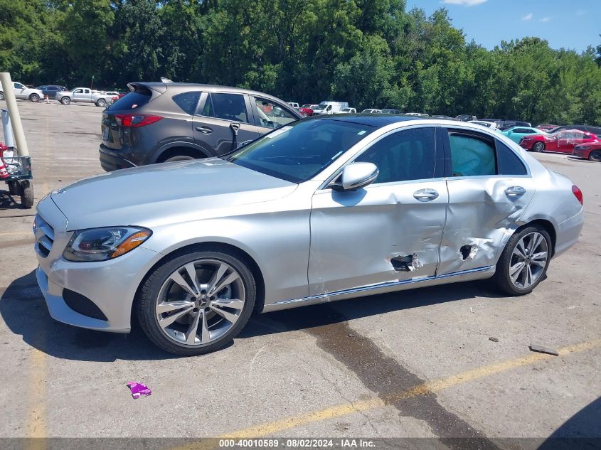 2018 Mercedes-Benz C 300 VIN: WDDWF4JB8JR421662 Lot: 40010589