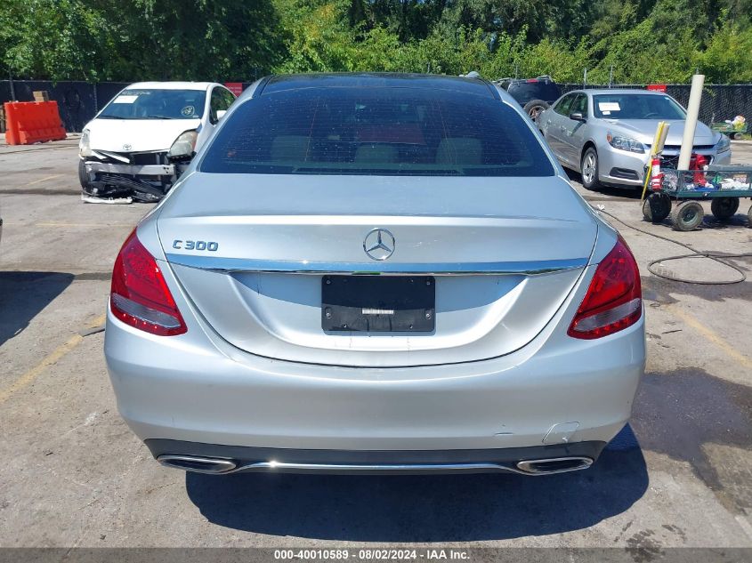 2018 Mercedes-Benz C 300 VIN: WDDWF4JB8JR421662 Lot: 40010589