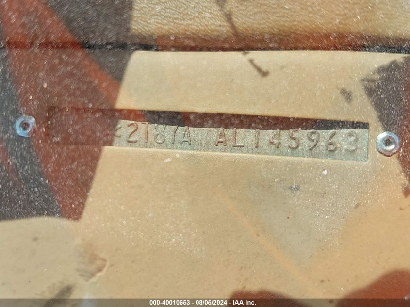 1980 Pontiac Firebird Espirit VIN: 00002T87AAL145963 Lot: 40010653