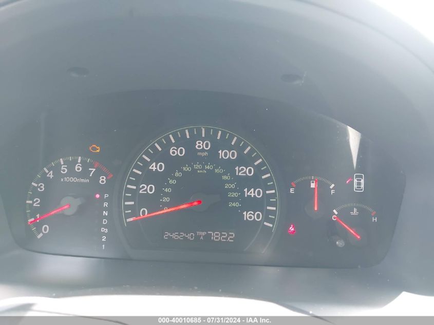 2005 Honda Accord 3.0 Ex VIN: 1HGCM66505A072648 Lot: 40010685