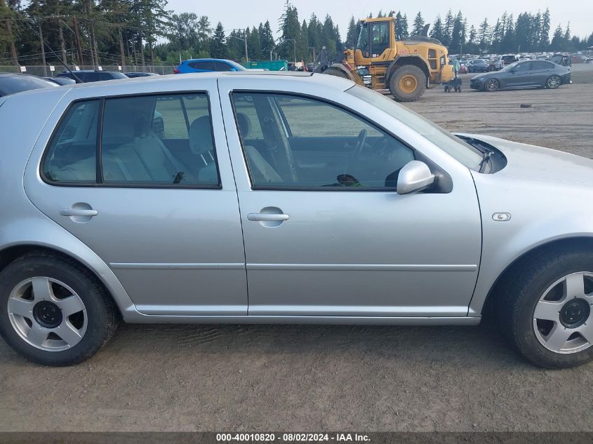 2002 Volkswagen Golf Gls 2.0L VIN: 9BWGB61J124053682 Lot: 40010820