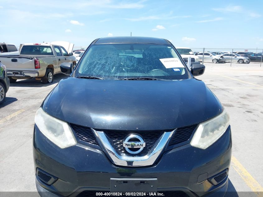 2016 Nissan Rogue S VIN: KNMAT2MT1GP617159 Lot: 40010824