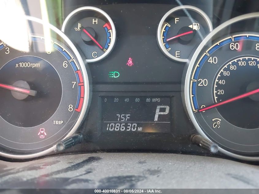 2012 Suzuki Sx4 Premium/Tech Valu Pkg (Nav) VIN: JS2YB5A3XC6305595 Lot: 40010831