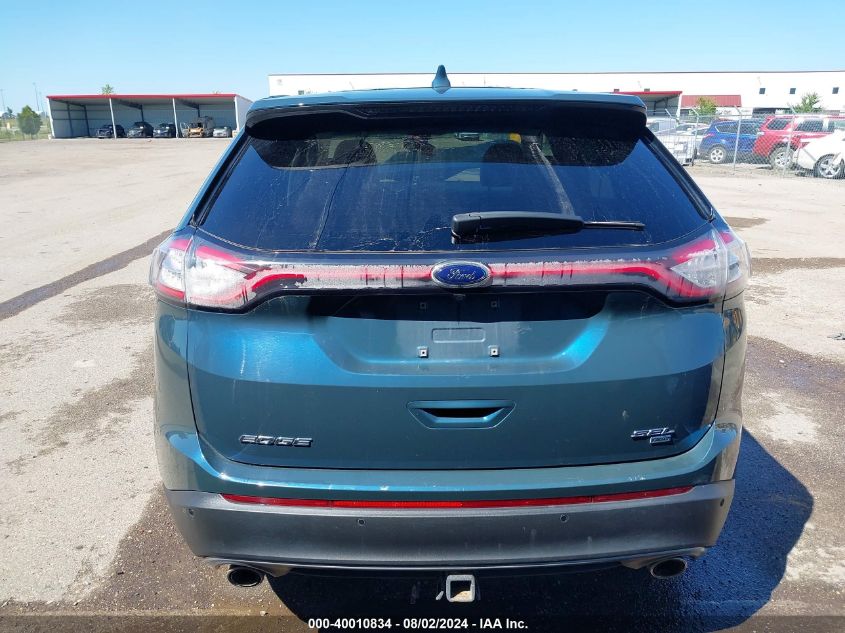 2016 Ford Edge Sel VIN: 2FMPK4J81GBC42725 Lot: 40010834