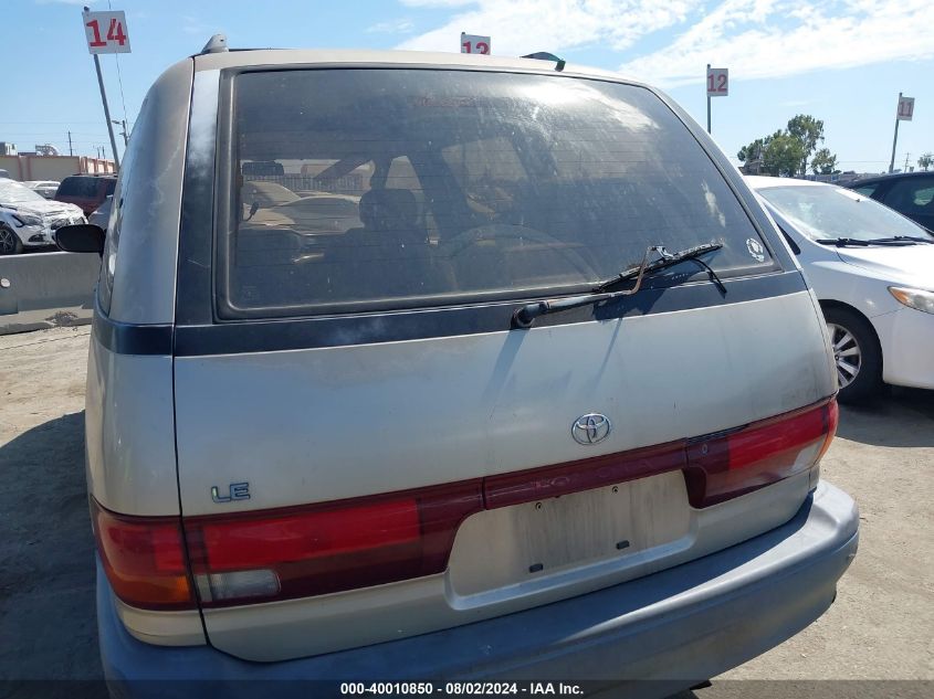 1994 Toyota Previa Le VIN: JT3AC12R0R1150358 Lot: 40010850