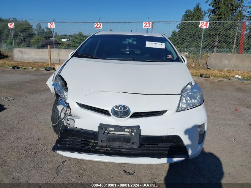 2015 Toyota Prius Two VIN: JTDKN3DU5F0395455 Lot: 40010901