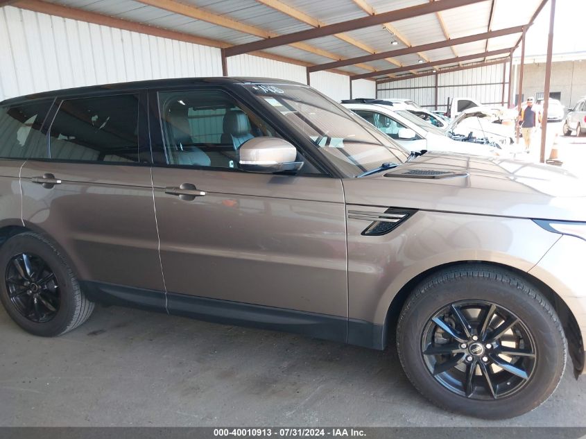 2016 Land Rover Range Rover Sport 3.0L V6 Turbocharged Diesel Se Td6 VIN: SALWG2KF3GA653499 Lot: 40010913