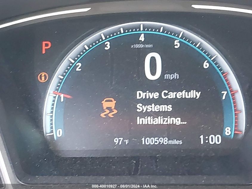 2018 Honda Civic Ex-T VIN: JHMFC1F35JX038775 Lot: 40010927