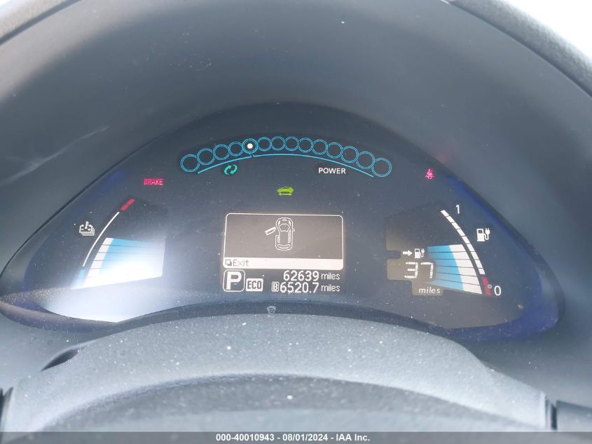 2015 Nissan Leaf S VIN: 1N4AZ0CP9FC304492 Lot: 40010943