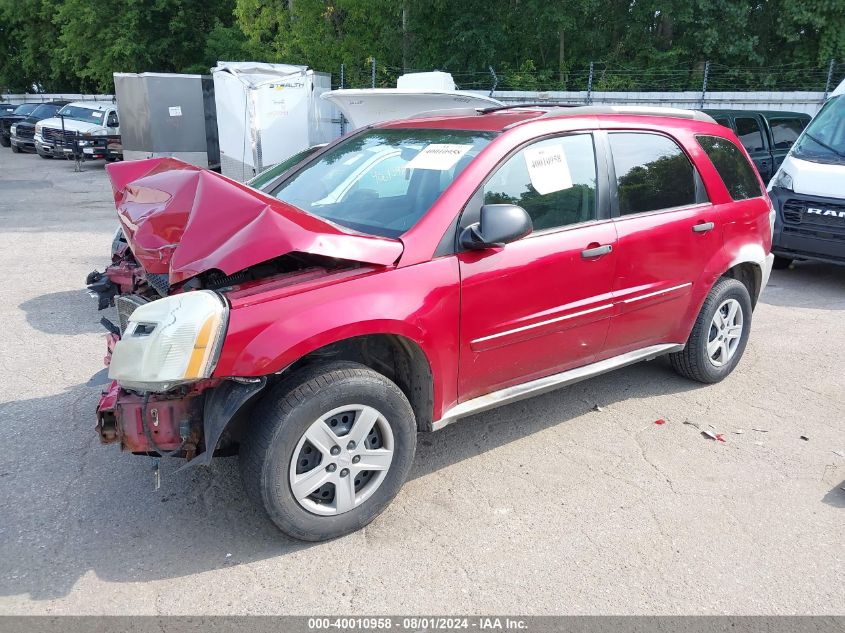 2005 Chevrolet Equinox Ls VIN: 2CNDL13F956152206 Lot: 40010958