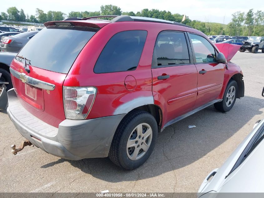 2005 Chevrolet Equinox Ls VIN: 2CNDL13F956152206 Lot: 40010958