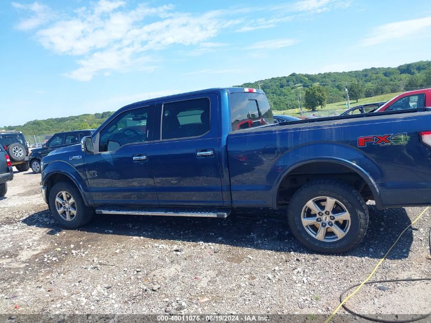 2018 Ford F-150 Lariat VIN: 1FTFW1EG0JKD73856 Lot: 40011075