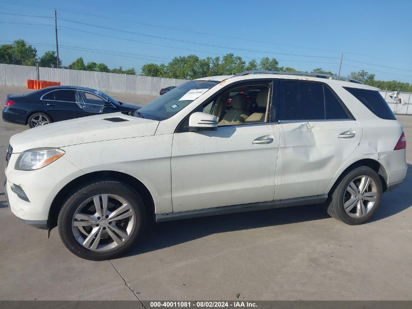 2013 Mercedes-Benz Ml 350 VIN: 4JGDA5JB1DA231528 Lot: 40011081