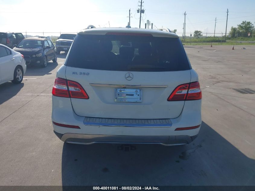 2013 Mercedes-Benz Ml 350 VIN: 4JGDA5JB1DA231528 Lot: 40011081