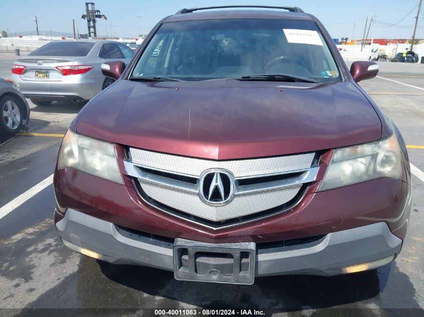 2007 Acura Mdx Sport VIN: 2HNYD28507H508228 Lot: 40011083