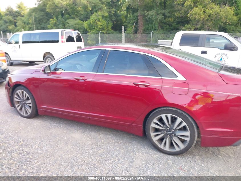 2017 Lincoln Mkz Reserve VIN: 3LN6L5EC4HR645226 Lot: 40011097