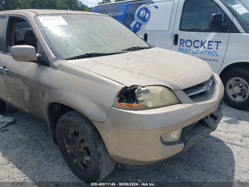 2002 Acura Mdx VIN: 2HNYD18282H543561 Lot: 40011145