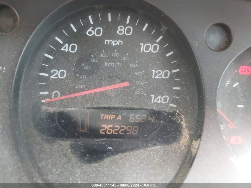 2002 Acura Mdx VIN: 2HNYD18282H543561 Lot: 40011145