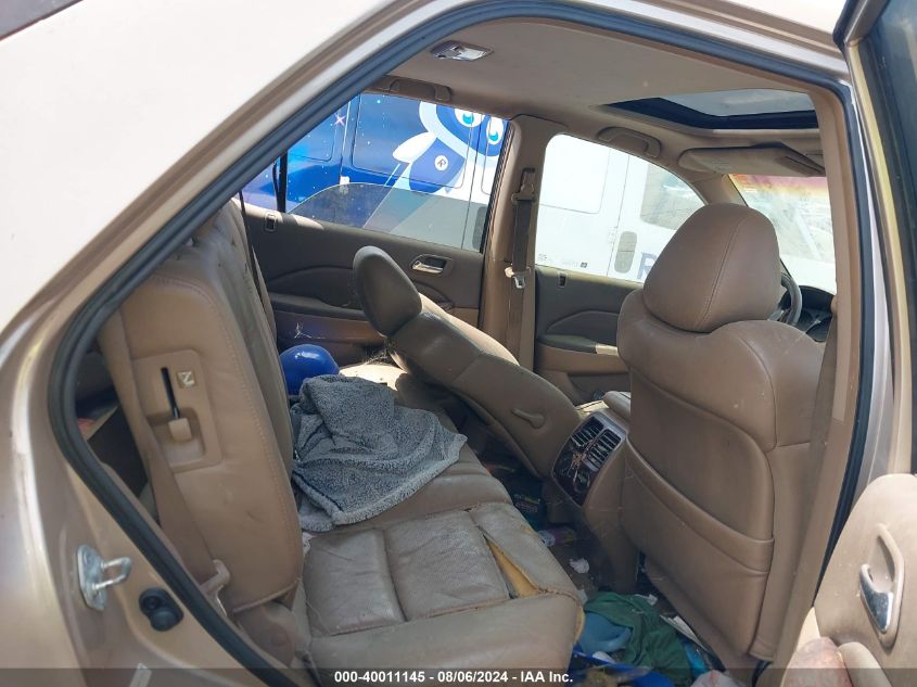 2002 Acura Mdx VIN: 2HNYD18282H543561 Lot: 40011145