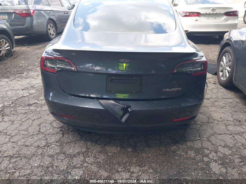 2022 Tesla Model 3 Performance Dual Motor All-Wheel Drive VIN: 5YJ3E1ECXNF322550 Lot: 40011146