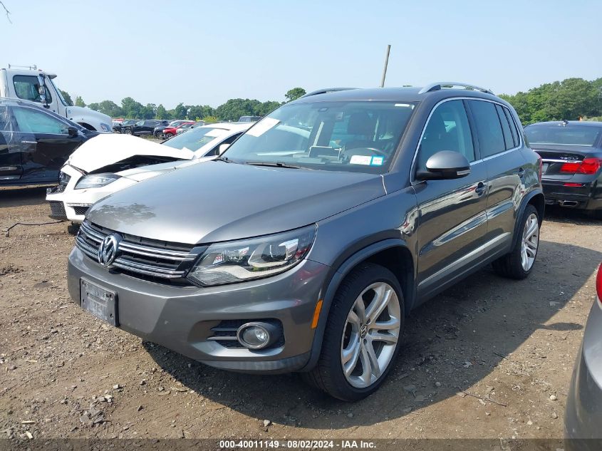 2016 Volkswagen Tiguan Sel VIN: WVGBV7AX3GW565425 Lot: 40011149