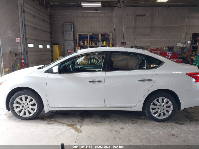 2019 Nissan Sentra S VIN: 3N1AB7AP6KY392075 Lot: 40011188