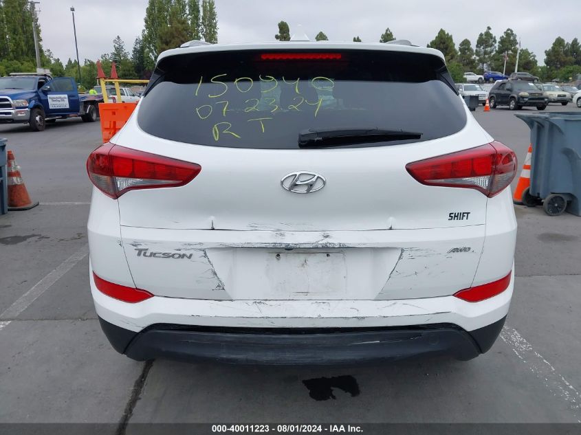 2018 Hyundai Tucson Sel VIN: KM8J3CA4XJU760571 Lot: 40011223