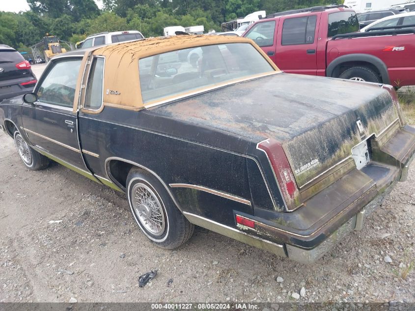 1986 Oldsmobile Cutlass Supreme Brougham VIN: 1G3GM47Y8GP333182 Lot: 40011227