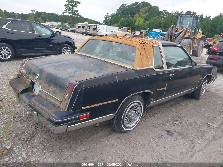 1986 Oldsmobile Cutlass Supreme Brougham VIN: 1G3GM47Y8GP333182 Lot: 40011227