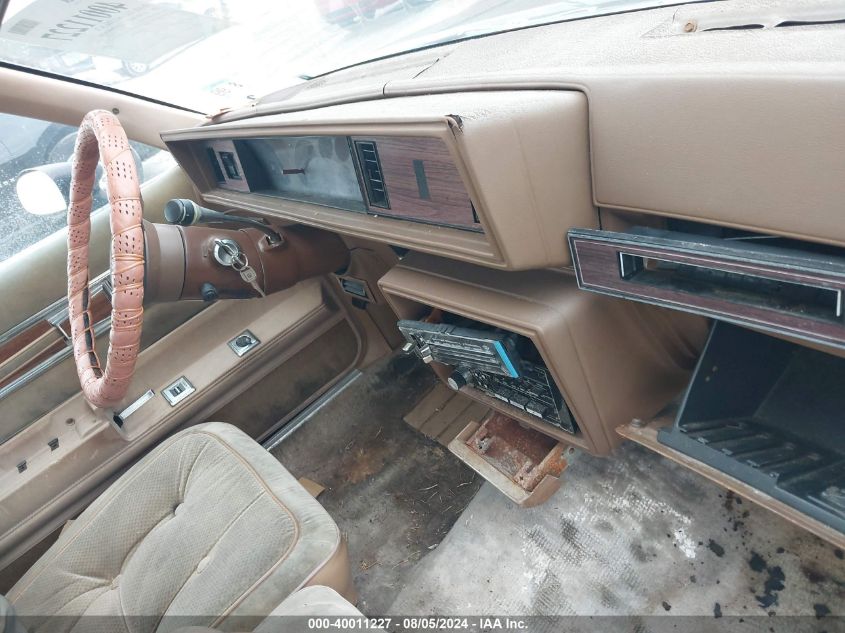 1986 Oldsmobile Cutlass Supreme Brougham VIN: 1G3GM47Y8GP333182 Lot: 40011227