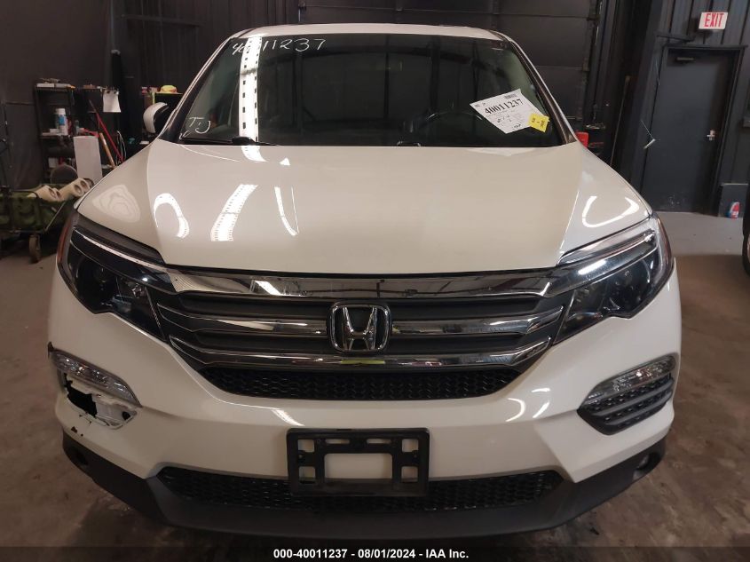 2017 Honda Pilot Ex-L VIN: 5FNYF6H57HB005276 Lot: 40011237